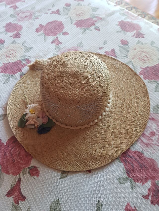 Cappello Paglia Beige Donna