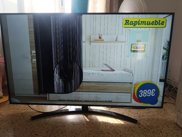 TV LG 55UP78 UHD -Pantalla rota-funciona el sonido