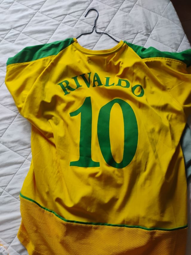 Camiseta Rivaldo Brasil #10