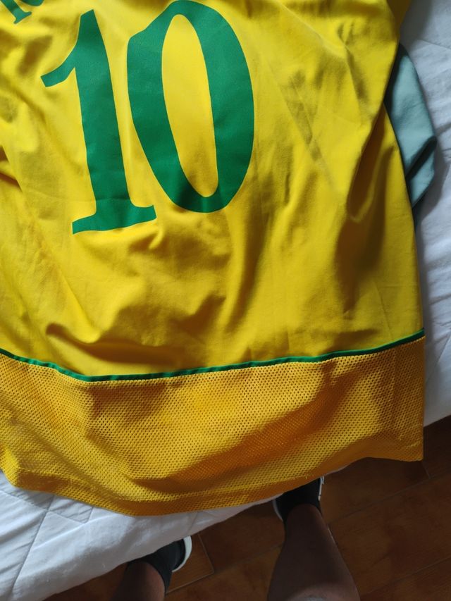 Camiseta Rivaldo Brasil #10