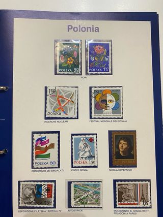 Francobolli: Europa, Asia, Oceania