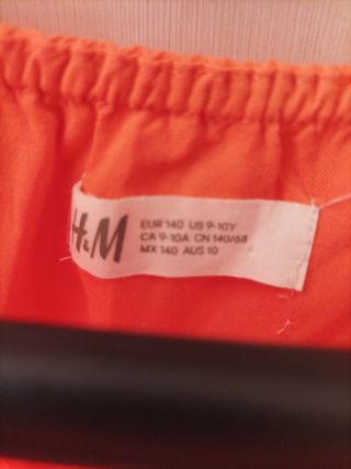 Camiseta cuello barco de manga larga niña 9-10 año