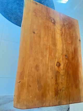 Mesa centro madera metal