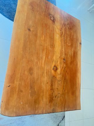 Mesa centro madera metal