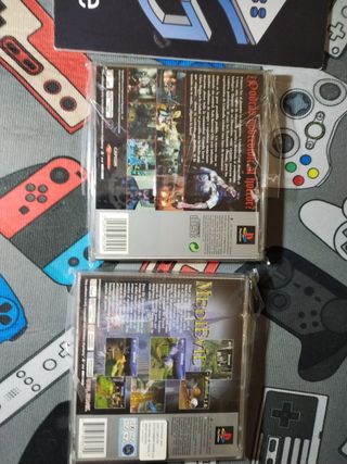 Resident Evil 2 y MediEvil juegos PS1 (Sony) CIB