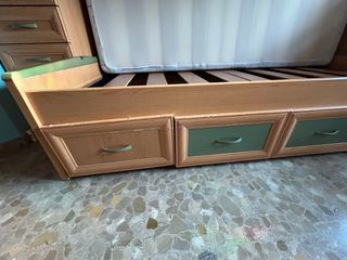Cama juvenil madera