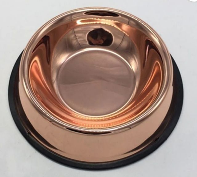 Comedero vintage para mascotas - metal