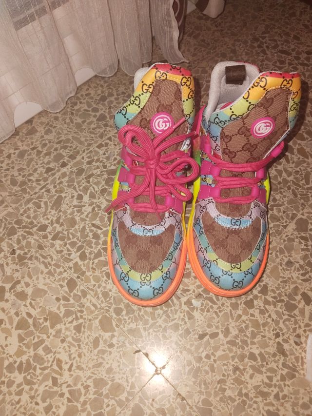 Botines Gucci multicolor mujer 40