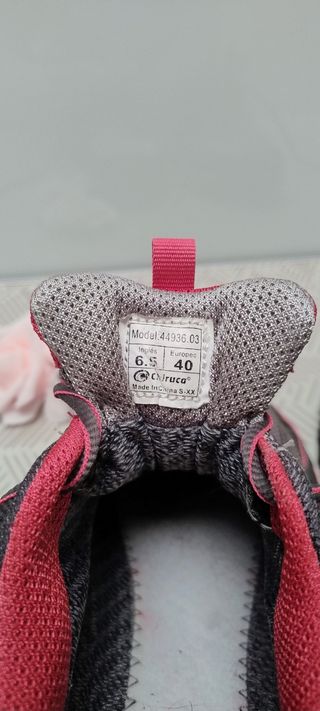 Zapatillas Chiruca trekking gris/rosa - 40