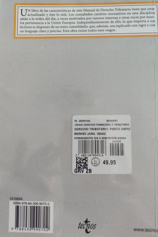 Derecho tributario: Parte especial