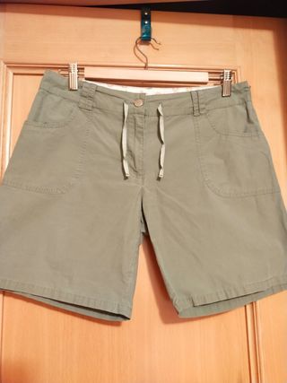 Shorts militares mujer - verde oliva