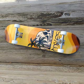 Skate Completo Mixes skull beach