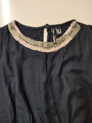 Abito nero paillettes