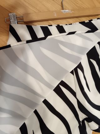 Falda pantalón cebra - T.S