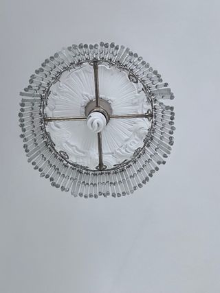 Lámpara lágrimas cristal vintage