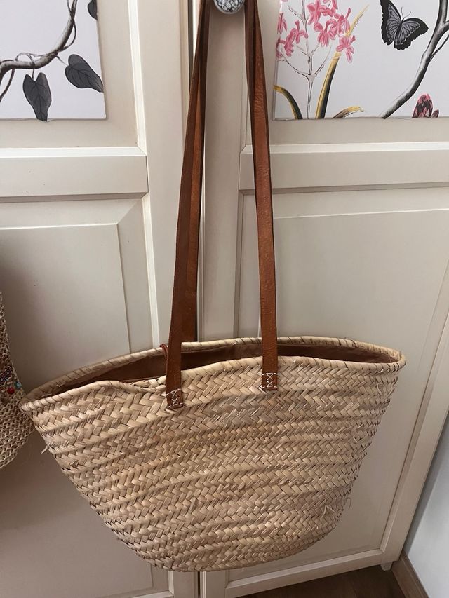 Capazo de playa con forro – con nombre