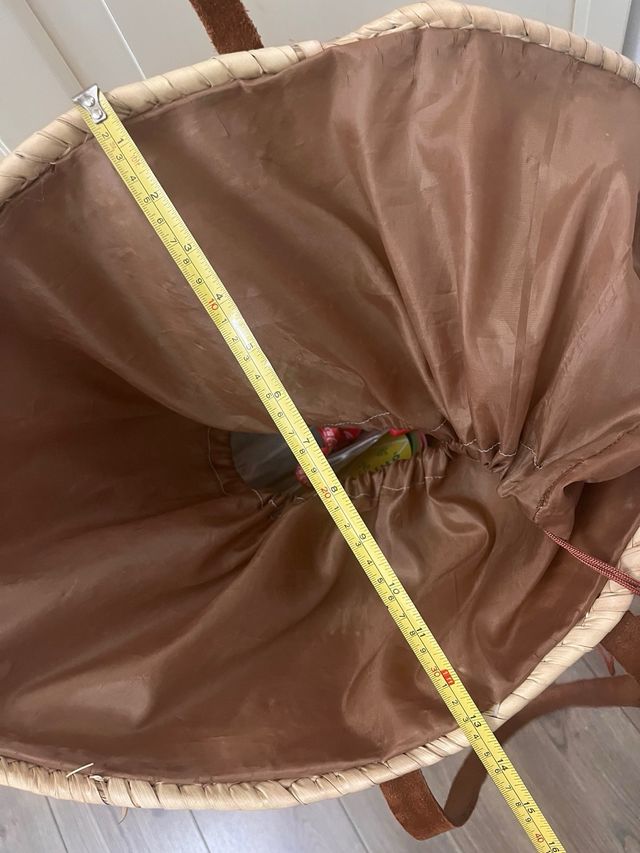 Capazo de playa con forro – con nombre