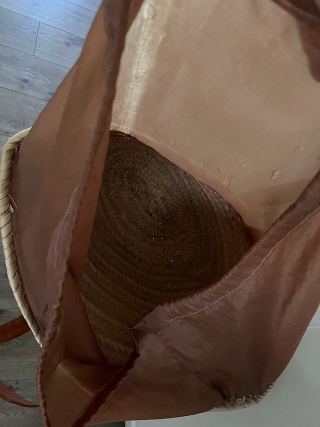 Capazo de playa con forro – con nombre