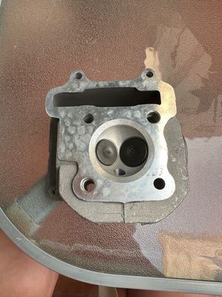 Culata cilindro 125cc moto