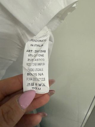 Camicia bianca ZUIKI