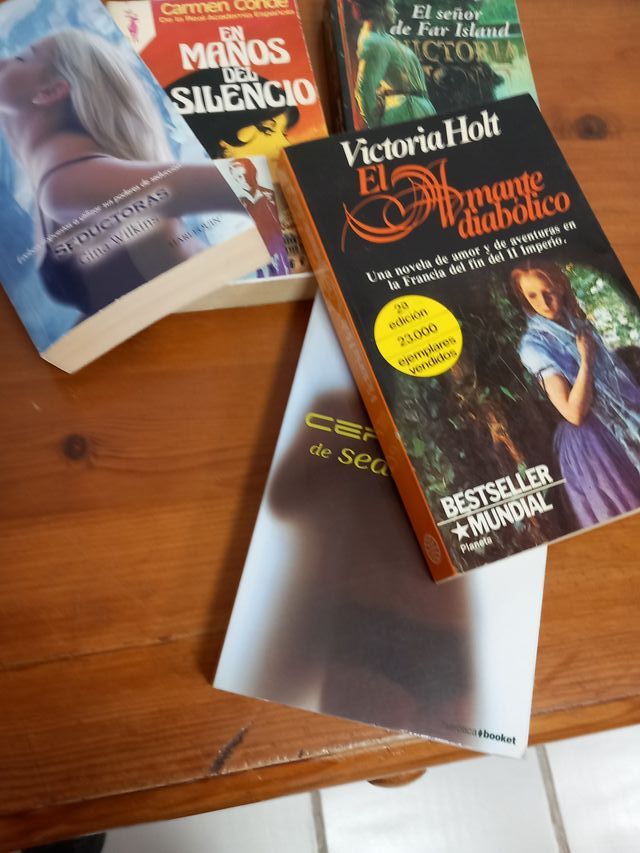 LOTE 5 LIBROS NOVELA ROMANTICA