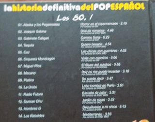 CD Pop Español 80s - Los 80