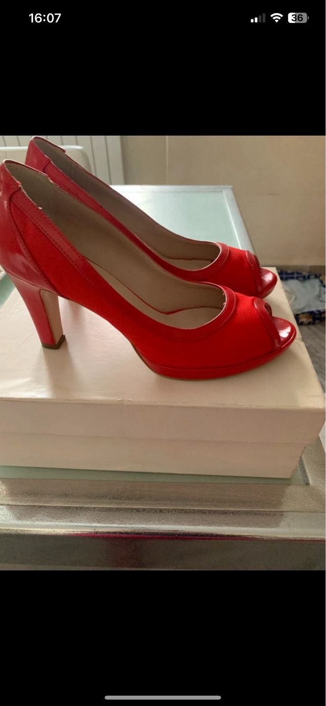 Scarpe Margalida rosse - tacco alto