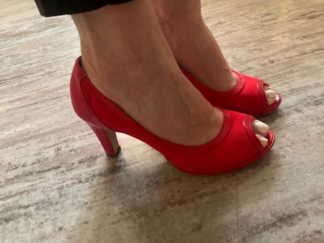 Scarpe Margalida rosse - tacco alto