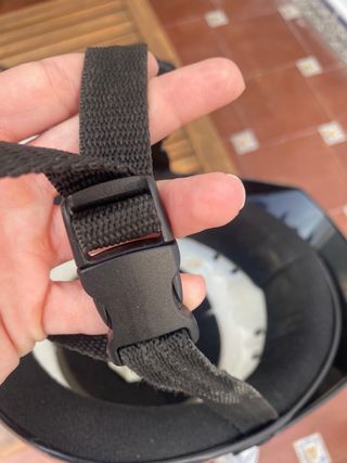 Casco moto negro basicos.