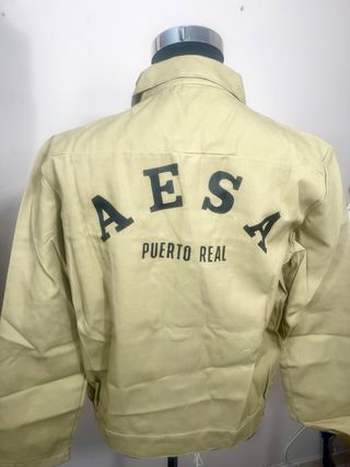 Chaqueta trabajo AES Puerto Real beige