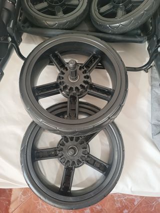 Carrito de bebe 3 piezas gris