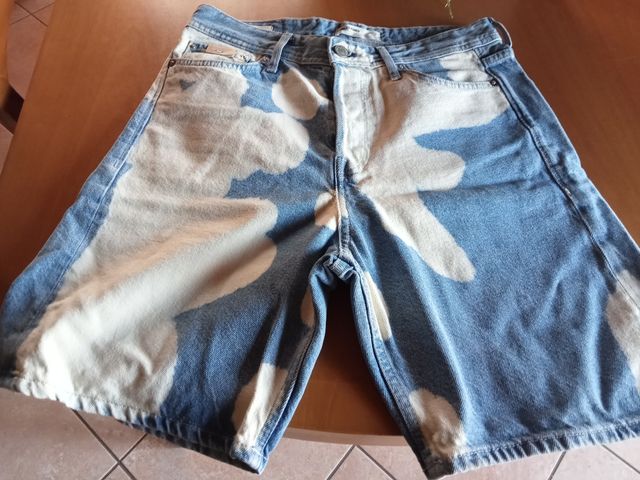 Bermuda Jack&Jones blu effetto tie-dye