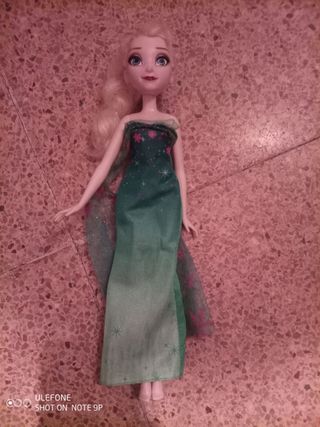 Muñeca Elsa Frozen - Vestido Verde