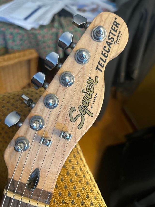 Squier Telecaster Standard cableado y potes Fender