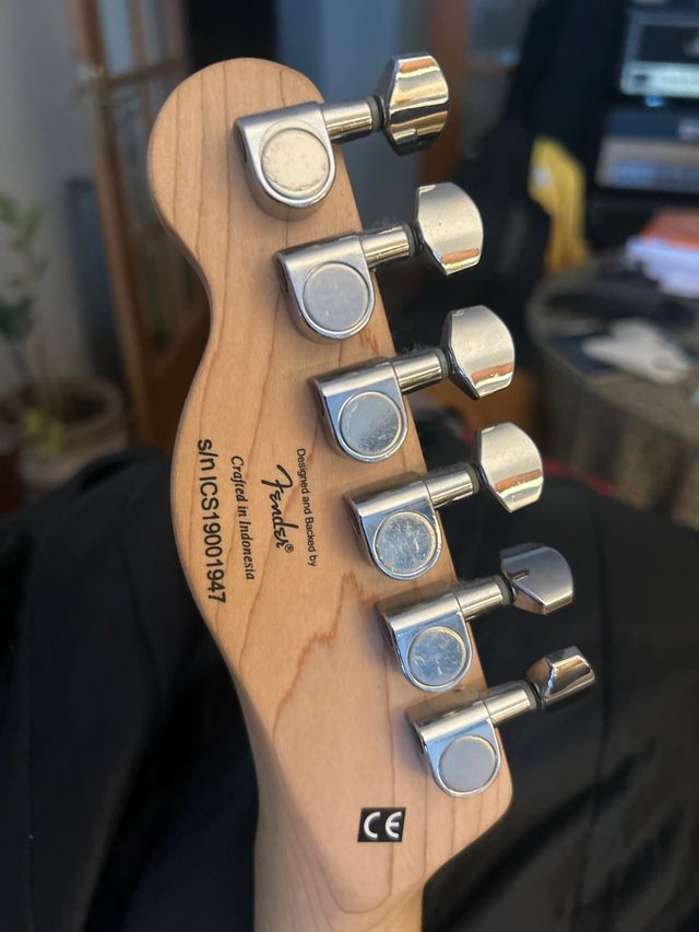 Squier Telecaster Standard cableado y potes Fender