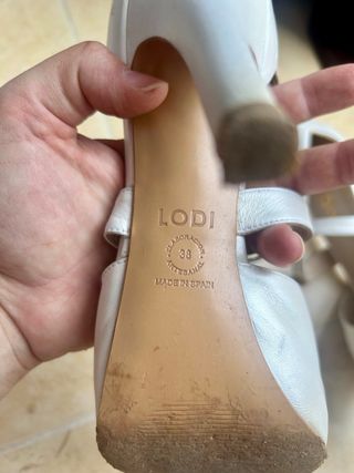 Sandalias Lodi GOYA blancas - Novia