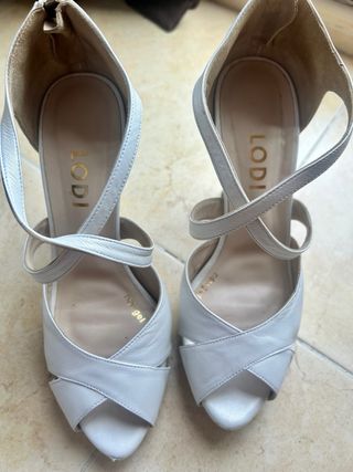 Sandalias Lodi GOYA blancas - Novia