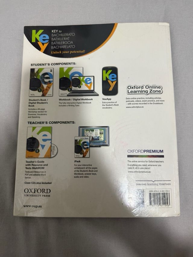 Key to Bachillerato 1. Student's Book