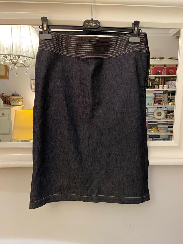 Falda vaquera tubo vintage