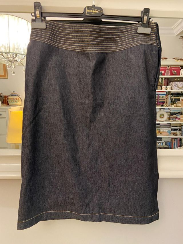 Falda vaquera tubo vintage