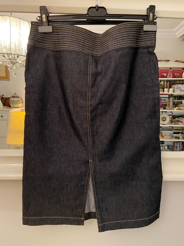 Falda vaquera tubo vintage