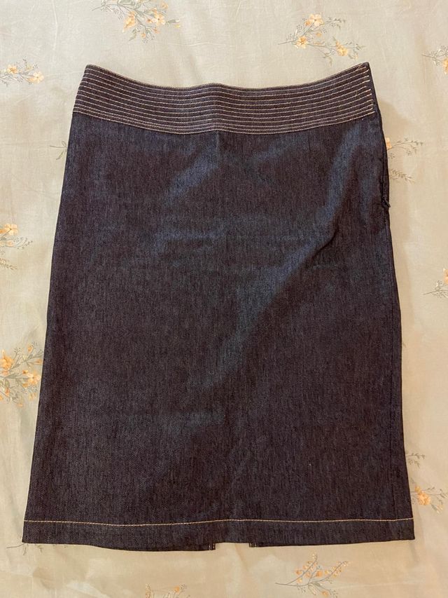 Falda vaquera tubo vintage