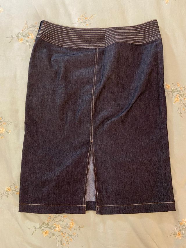 Falda vaquera tubo vintage