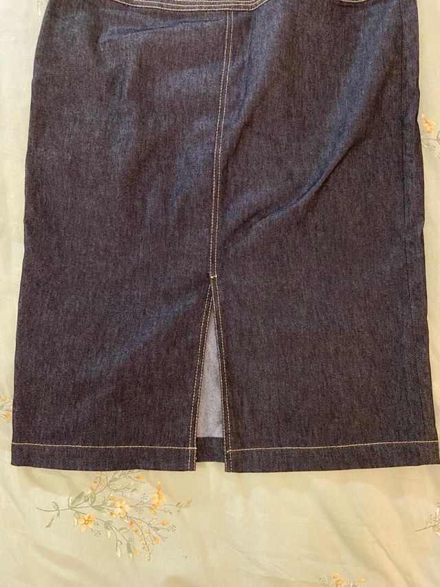 Falda vaquera tubo vintage