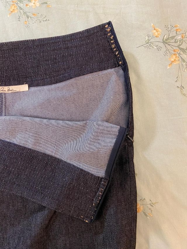 Falda vaquera tubo vintage