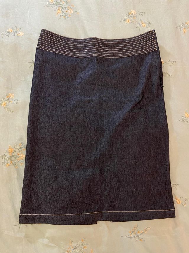 Falda vaquera tubo vintage