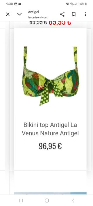 Bikini multicolor estampado