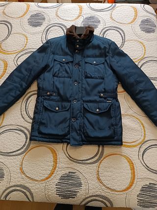 Abrigo Cortefiel azul hombre