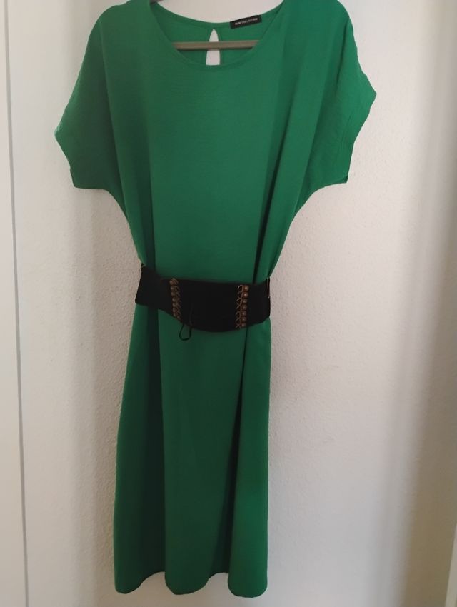 Vestido verde verano talla L