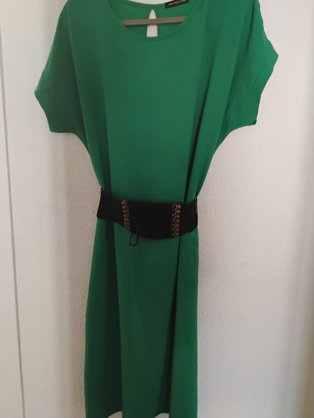 Vestido verde verano talla L